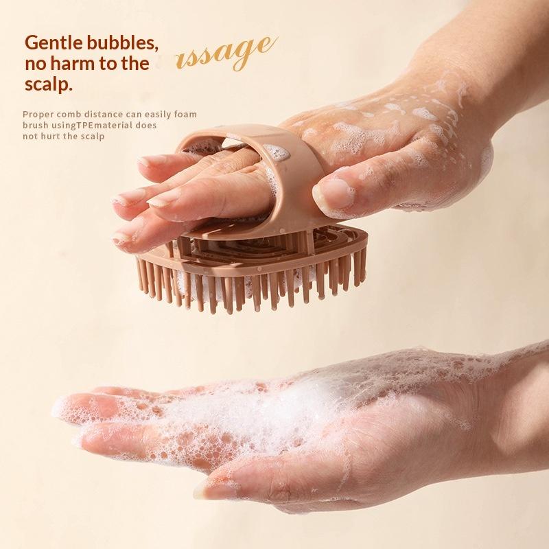 Scalp Massage Shampoo Brush 1P - đánh giá và giá Hair Care Dandruff