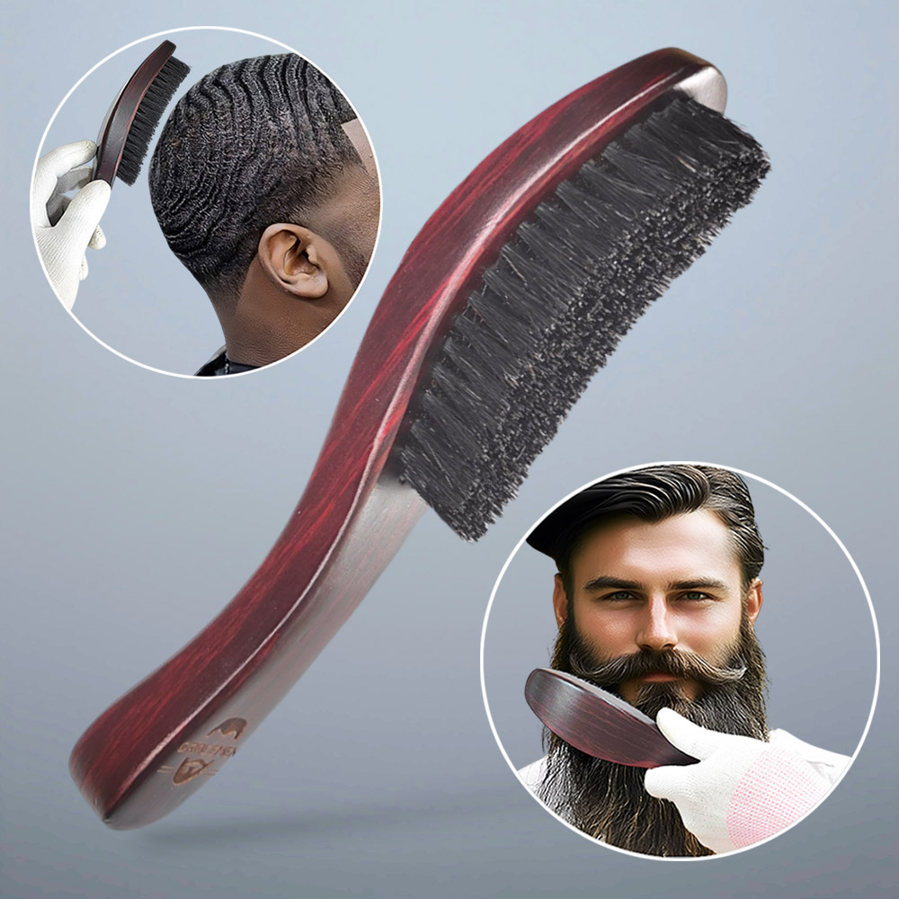 Gracemen 360 Wave Brush Curved - đánh giá và giá Hair Care Products