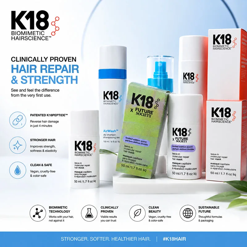 50ml 150ml K18 Leave-In Molecu - đánh giá và giá Hair Care K18